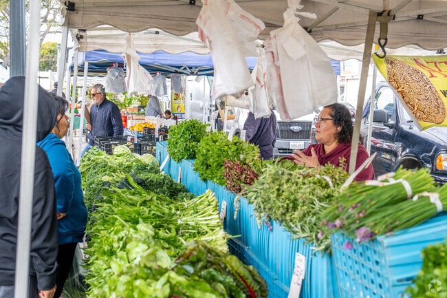Many local farmers have booths at the Farmers Market in Downtown Oxnard.
