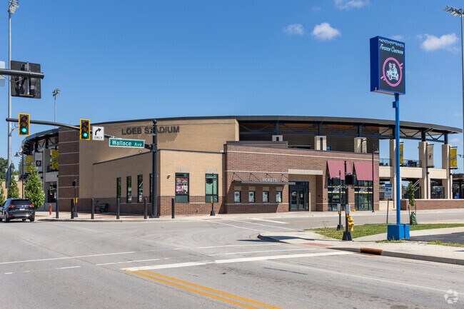 Loeb Stadium is home of Aviators baseball team right in the heart of Lafayette, Indiana.