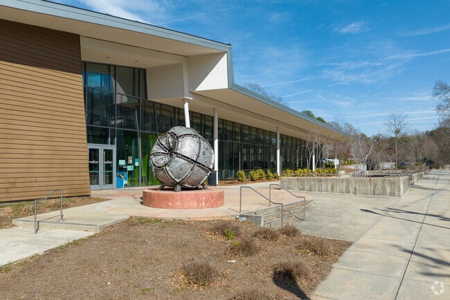 Residents in Carver Hills often go to Northwest Library nearby for a quiet place to week.