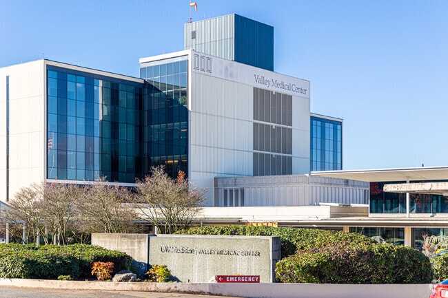 Valley Medical Center is the main local facility for the Renton area.