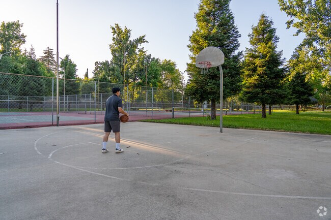 Practice your free throws at South City Park.