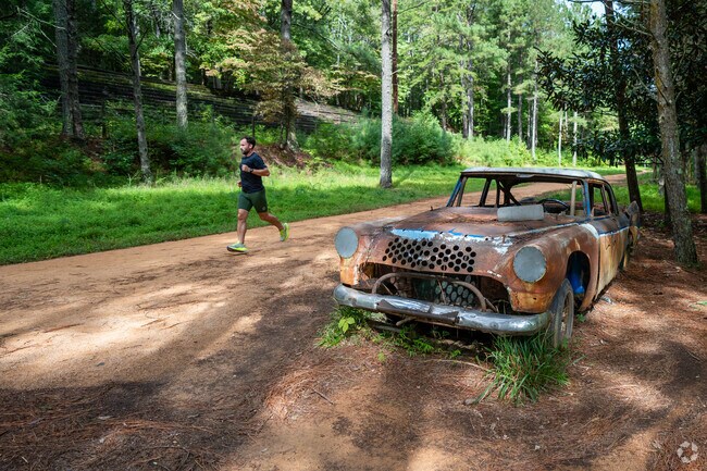 You can run or walk around the old track at Historic Occoneechee Speedway Hillsborough.