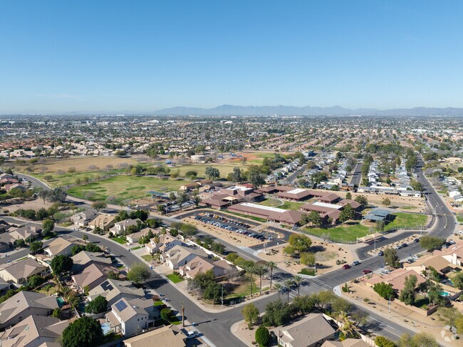Sanborn Elementary School is located next to Pima Park in Chandler.