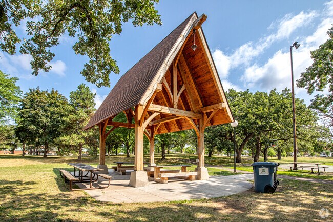 Enjoy your picnic at the Beltrami Park picnic shelter.