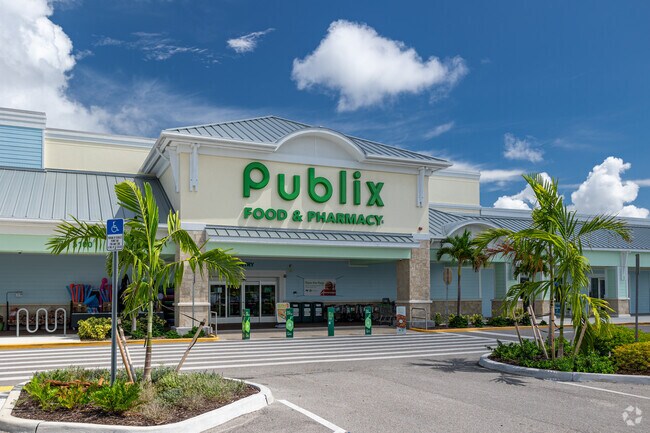 Pineland residents can find groceries at the centrally located Publix.