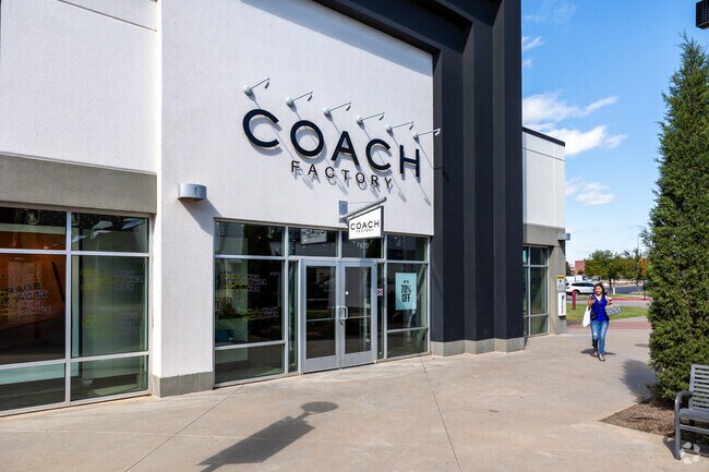 Coach Factory near Roberts-Crest offers designer bags, shoes and accessories at outlet prices.