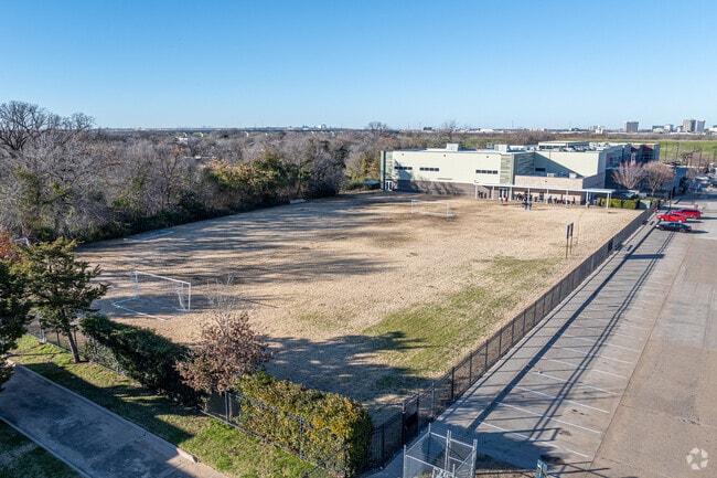 Uplift Heights Preparatory High School provides open space for students to enjoy.
