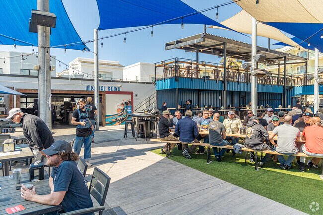 Mike Hess Brewing has an epic outdoor seating area for long beach days.