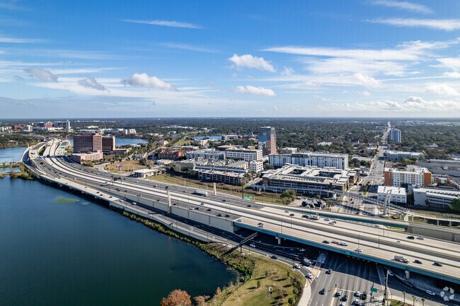 Baldwin Park is near East Colonial Drive, Interstate 4 and other nearby highways.