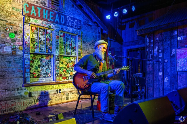 Experience live music at the Blue Canoe in Bel Air.