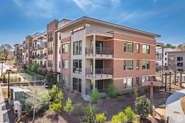 The newly constructed Link apartments stand as the showcase of Glen Lennox.