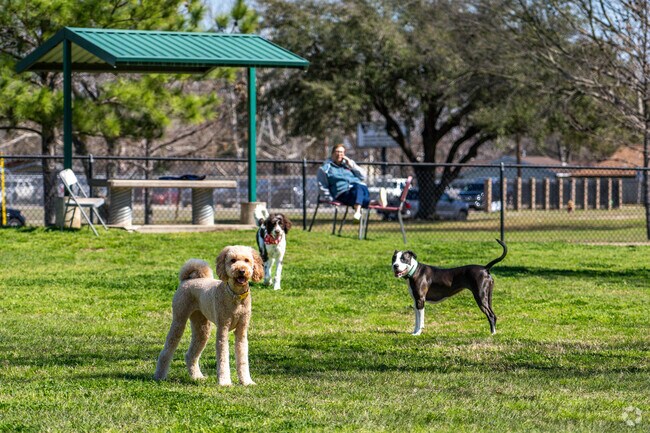 Ella & Friends Park, located a short drive from Pasadena, is a public dog park open daily.