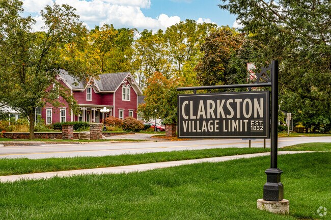 Welcome to Clarkston, established in 1832.