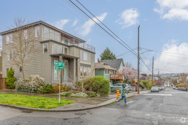 Ballard's quieter side offers an opportunity to soak in the architecture on a nice walk.