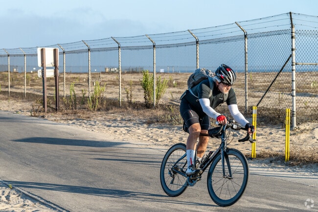 Southeast locals enjoy the Santa Ana River Trail for intense long-range cycling.
