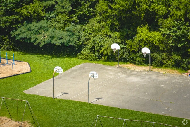 Students can train their basketball skills at Bess T Shepherd Elementary School