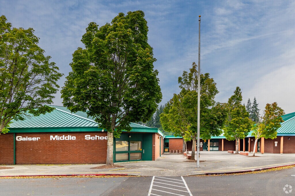 Gaiser Middle School on NE 99th St. welcomes children from several neighborhoods in Vancouver.