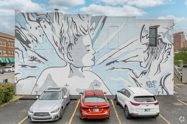 Lovely mural on Mass Ave in the Chatham Arch neighborhood.