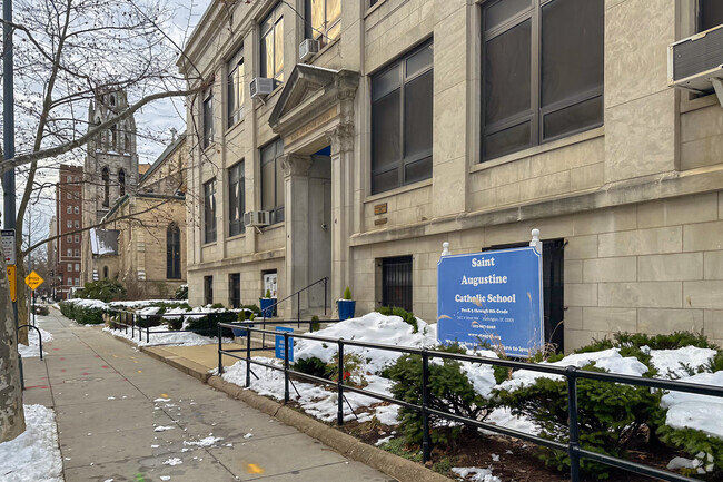 Front entrance to St. Augustine School