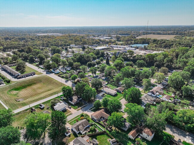 The Westside Village is a suburban mix of industry and quiet residential streets.