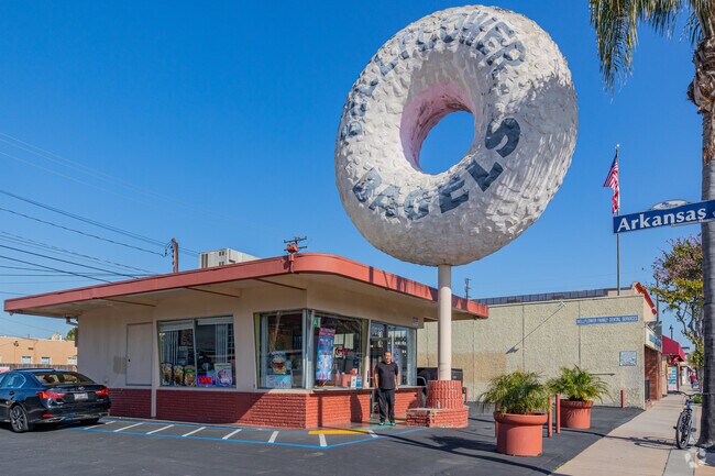 Head over to Bellflower Bagels for a variety of creative bagels.
