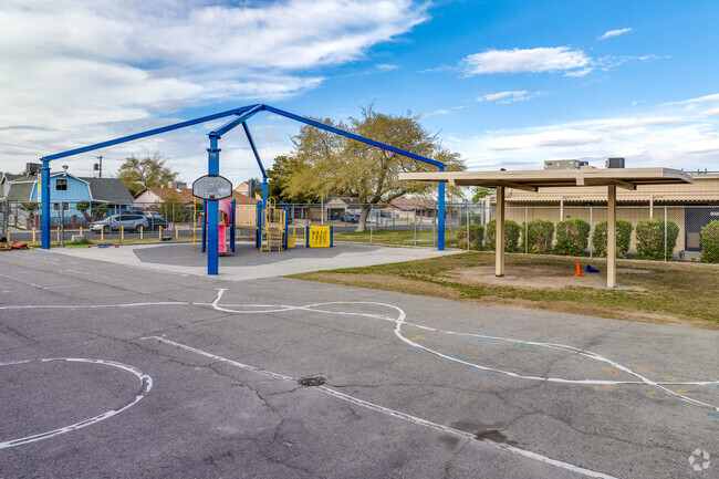 Doris Hancock Elementary School playground in Buffalo, Las Vegas.