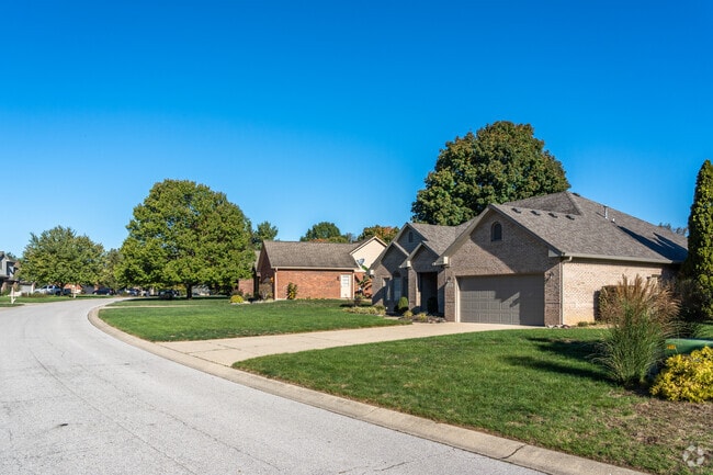 Most single family homes in Frances-Stones Crossing have two car garages and big front yards.