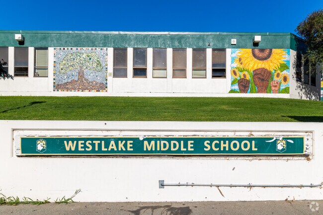 Westlake Middle School offers award winning instrumental music program and studio art program.