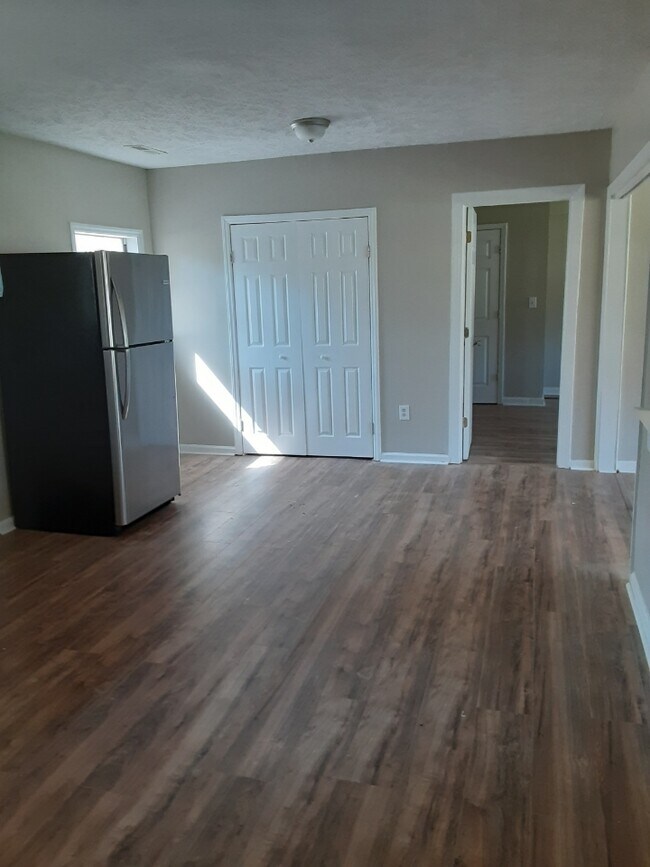 Pantry and entry into the master bedroom