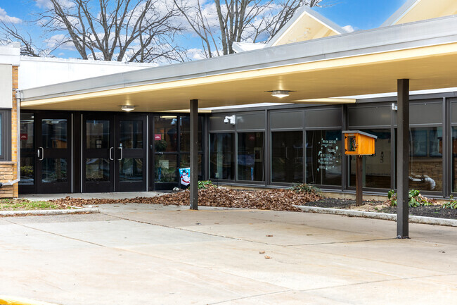 Hoover Elementary School received a B+ rating from Niche.