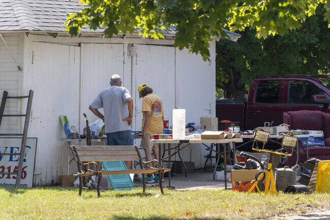 Shanklin Millrace residents look for hidden gems at garage sales throughout the neighborhood.