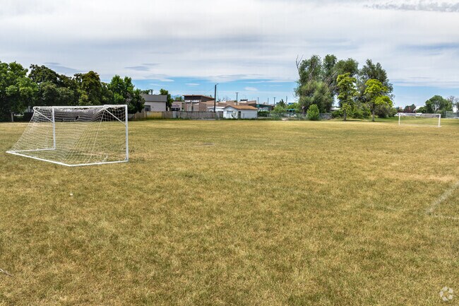 Mount Logan Middle School has a soccer field that is used by students and the community.