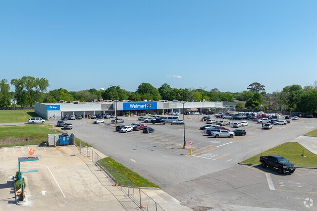 The local Walmart offers Bridge City residents plentiful shopping and grocery options.