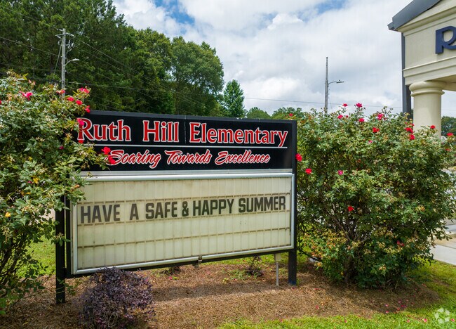 Ruth Hill Elementary School serves over 350 students daily.