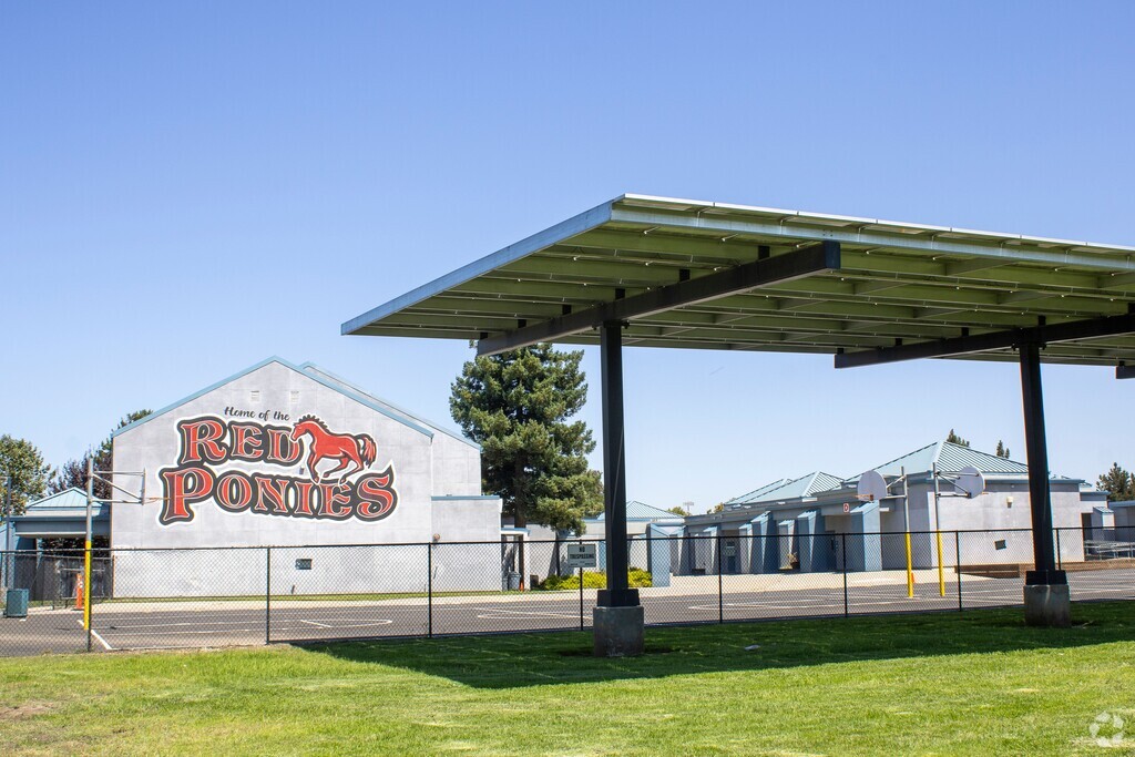 A wide shot for John E. Steinbeck Elementary School.