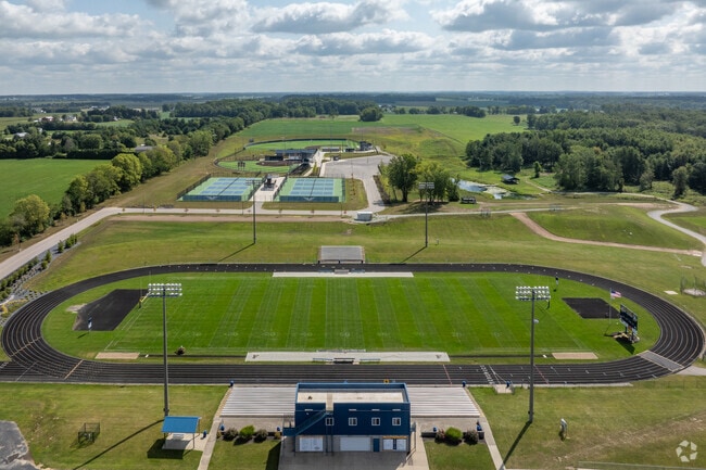 Fairfield Junior/Senior High School's track and sports facilities.