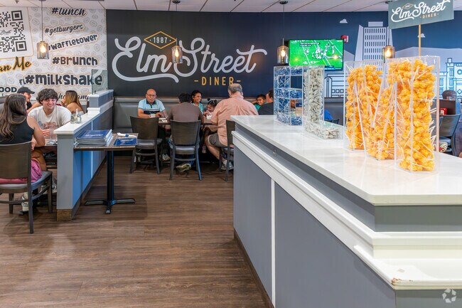 Elm Street Diner is famous for its over-the-top versions of comfort food in The Cove.