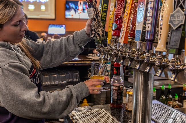 Grab a craft beer at Larry B's Sports Lounge, Brew-Stirs Fun Pub or The Harry Buffalo.