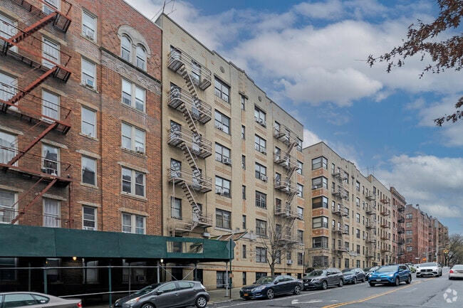 One of the many co-op buildings that are in the Inwood community.