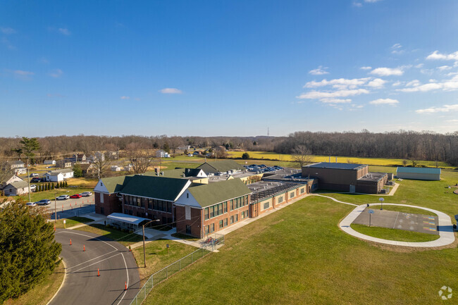 Quinton Township School is located within the same building the Township School District office.