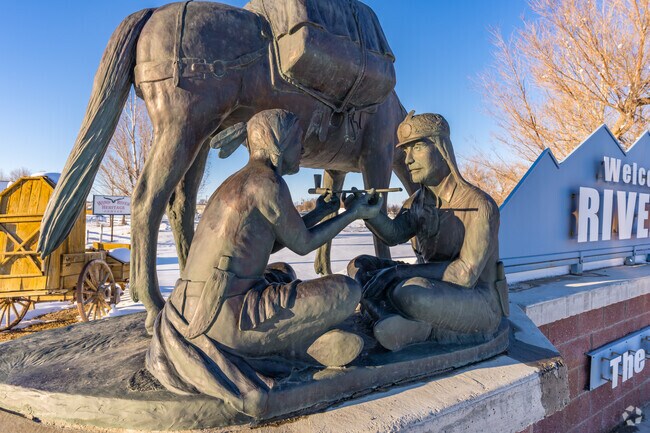 Riverton celebrates it's history with an annual re-enactment called 