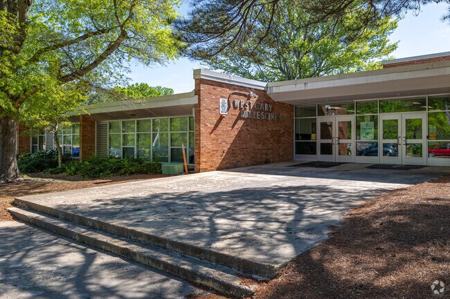 West Cary Middle School is located in North Cary.