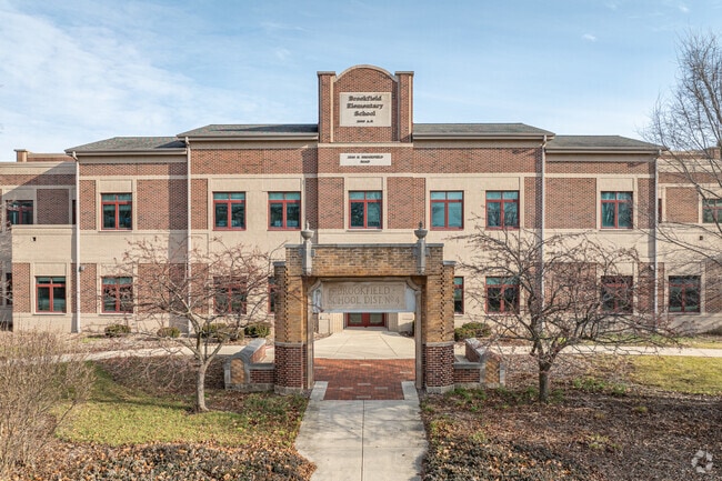Brookfield Town students can attend the A-rated Brookfield Elementary School.