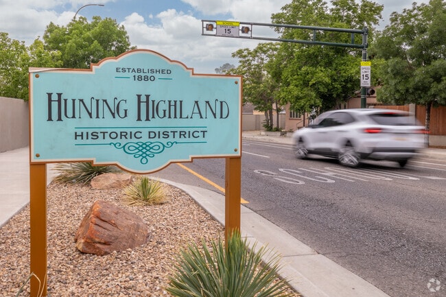 The historic Huning Highlands district sits proudly within the Broadway Central Corridor.
