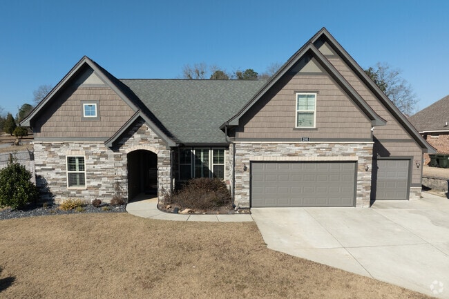 Craftsman style homes add charm to The Preserve.