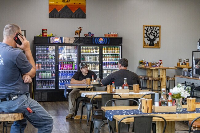 Residents grab a bagel for breakfast at Mr. J's Elton Express near Massanutten.