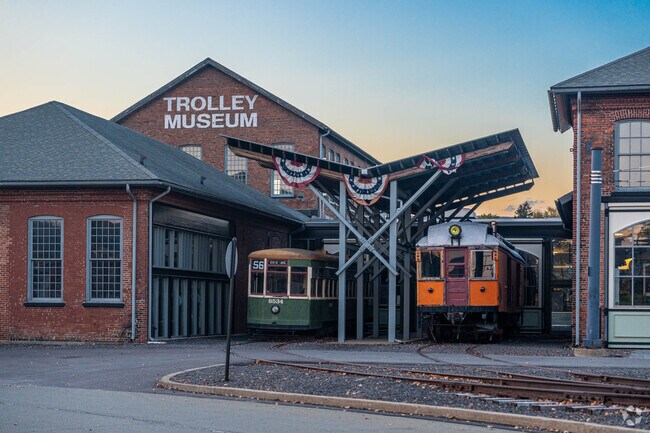 Stop by the Trolley Museum at The Steamtown National Historic Site.