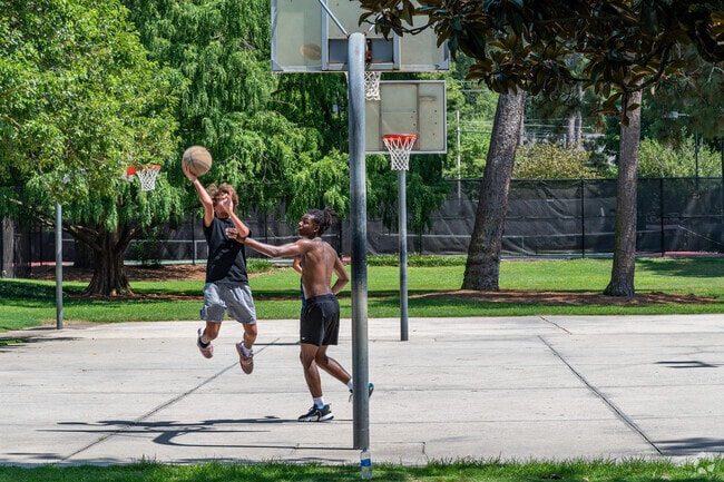 Knollwood Village basketball lovers head to Downtown Park in Southern Pines.