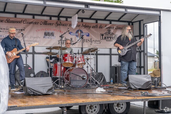 Brick Road Block Party near Sunday Lake is a family fun event with music, art and more.