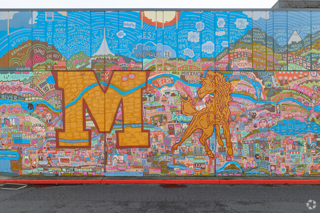 Downtown Milwaukie is a small city of its own, close to Portland.